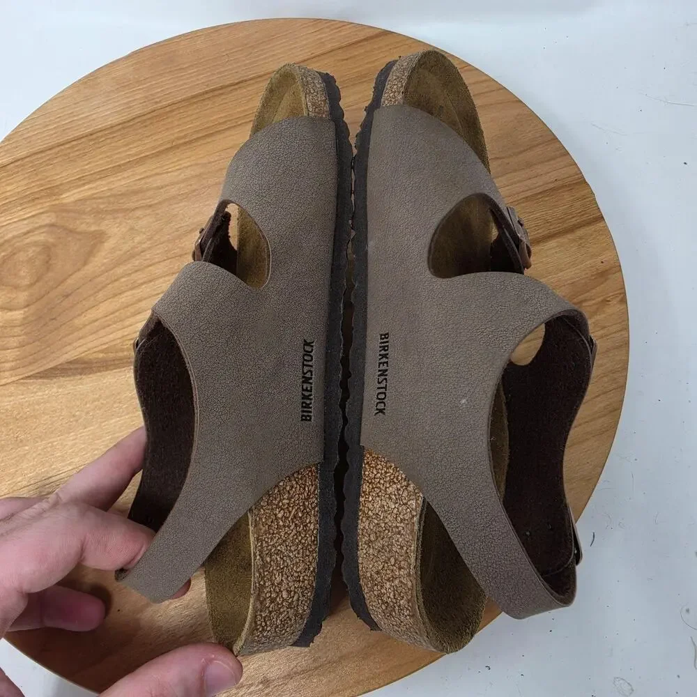 Birkenstock Sandals Youth 3 Brown Strappy Ankle Buckle Adjustable Summer Comfort